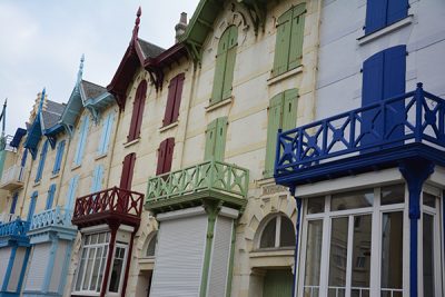 Côte d’Opale, maisons colorées Wimereux