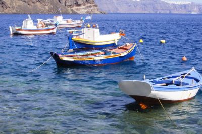 Les cyclades, Santorin