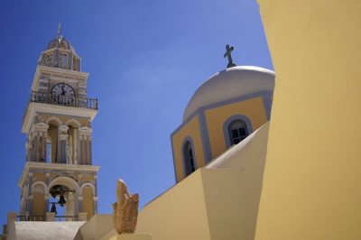 ville de fira île de Santorin
