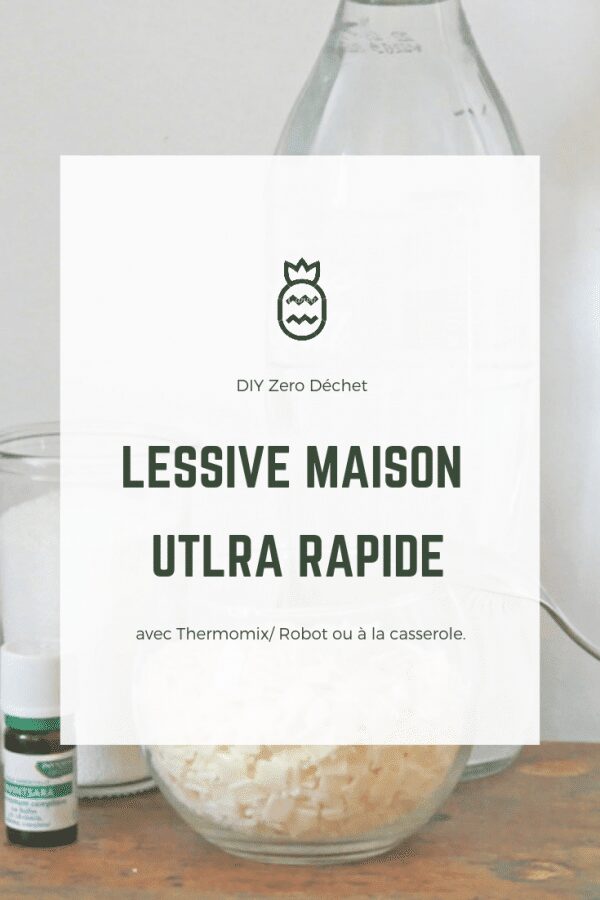 recette lessive maison thermomix au savon de Marseille