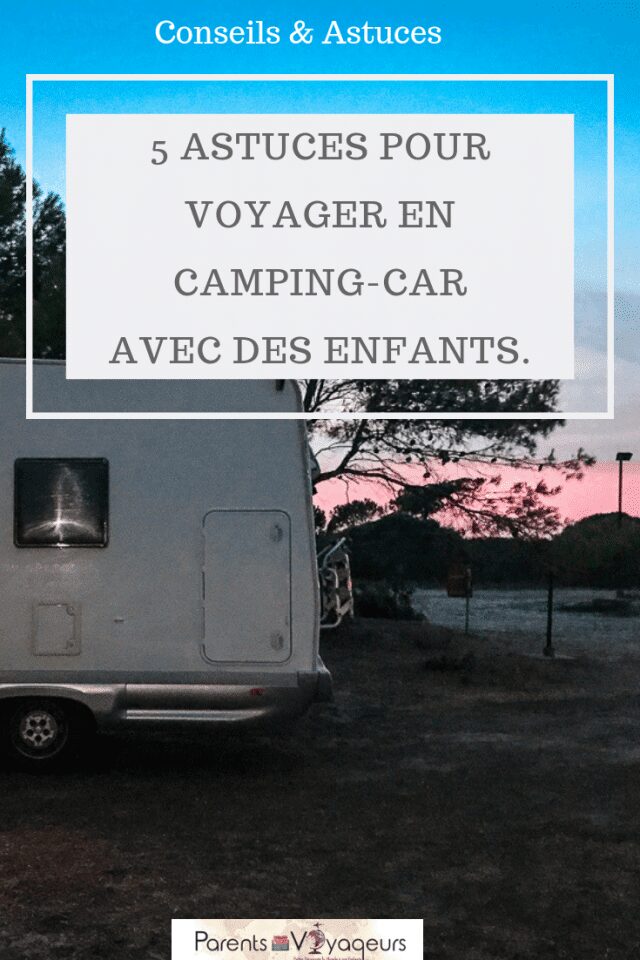 Voyager en camping-car avec des enfants
