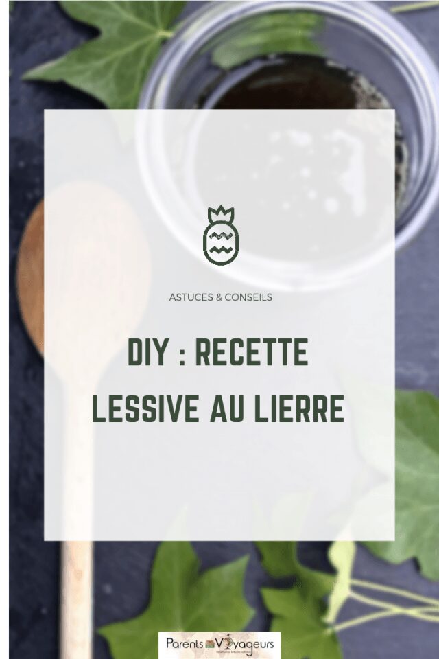 recette lessive au lierre maison