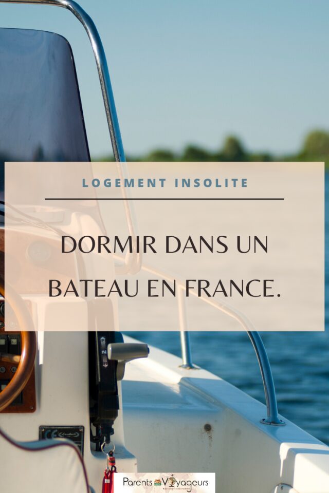 dormir sur un bateau en france