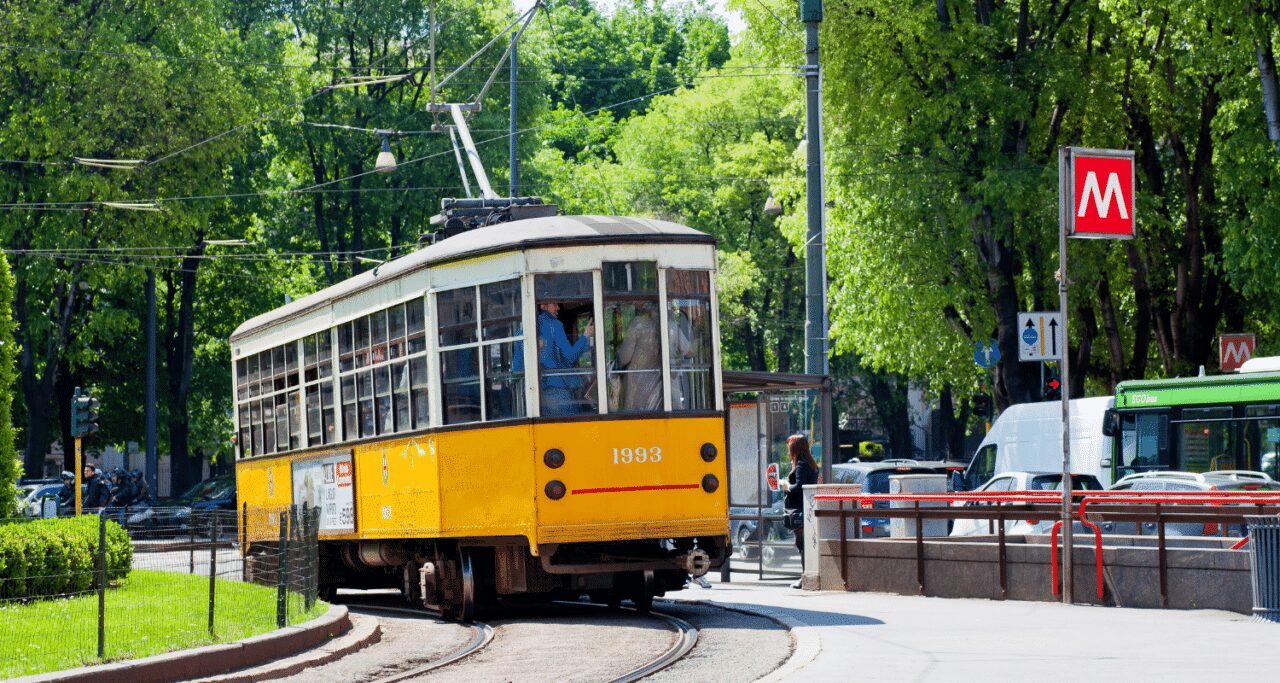 milan en famille tram