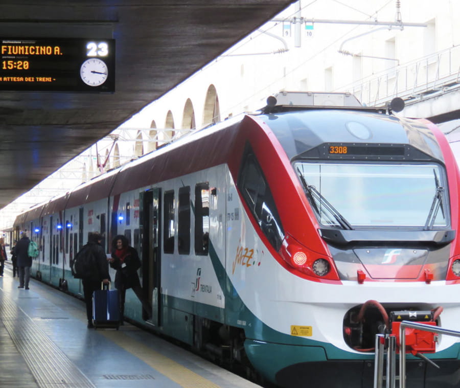 Train Leonardo Express, Rome en famille