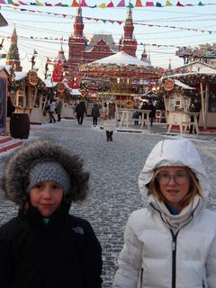 La Russie en famille en hiver