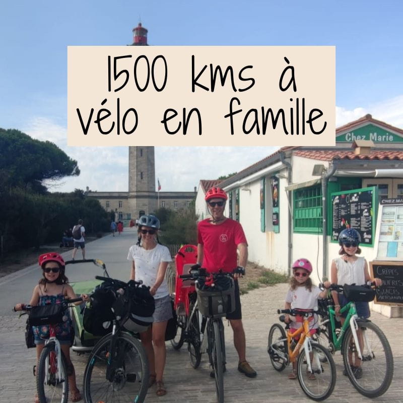 voyage à vélo en famille