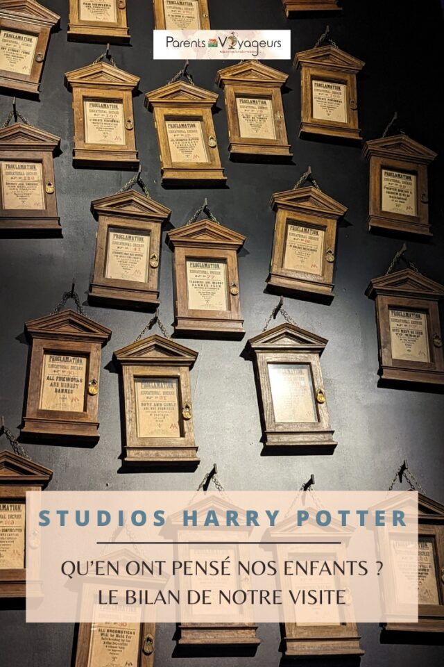 studios harry potter vus par les enfants