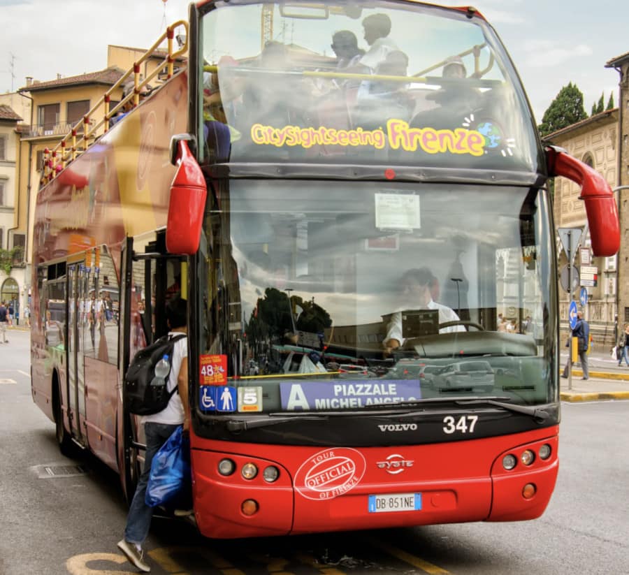 bus touristique Florence