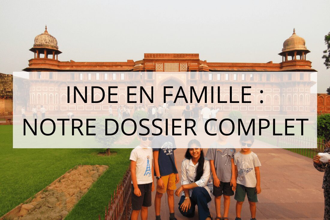 Inde en famille inde avec les enfants