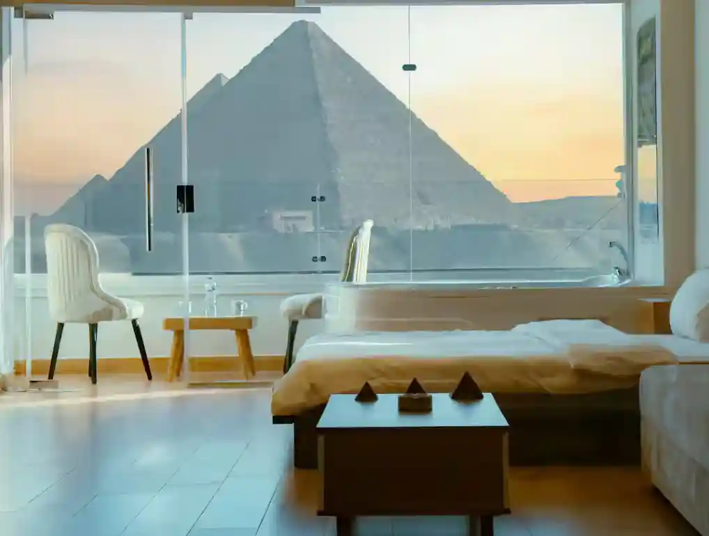 airbnb gizeh avec vue pyramide
