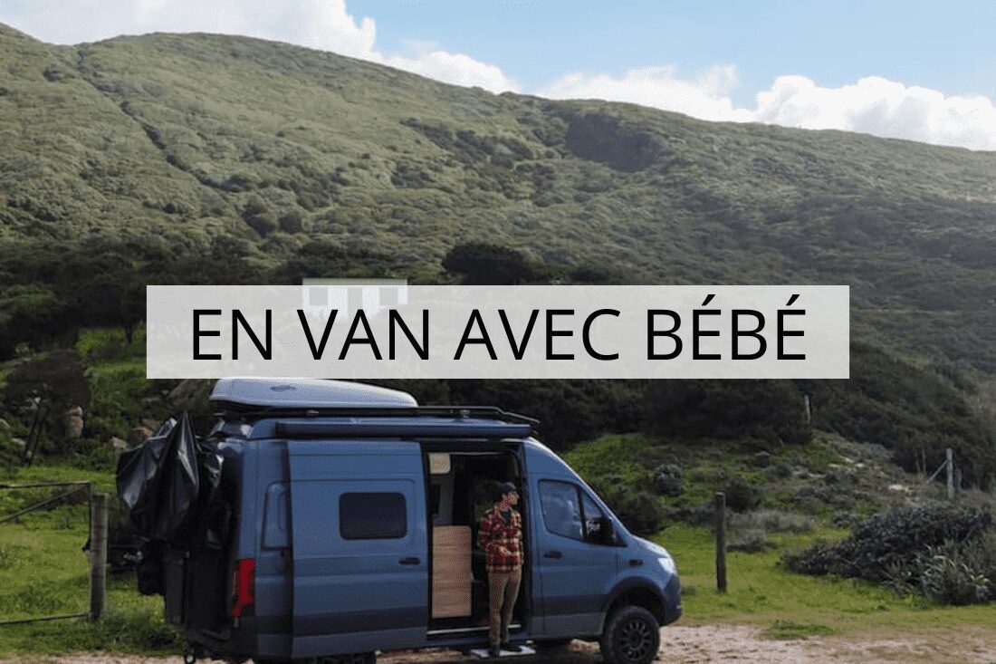 voyager avec bébé camping-car van-min