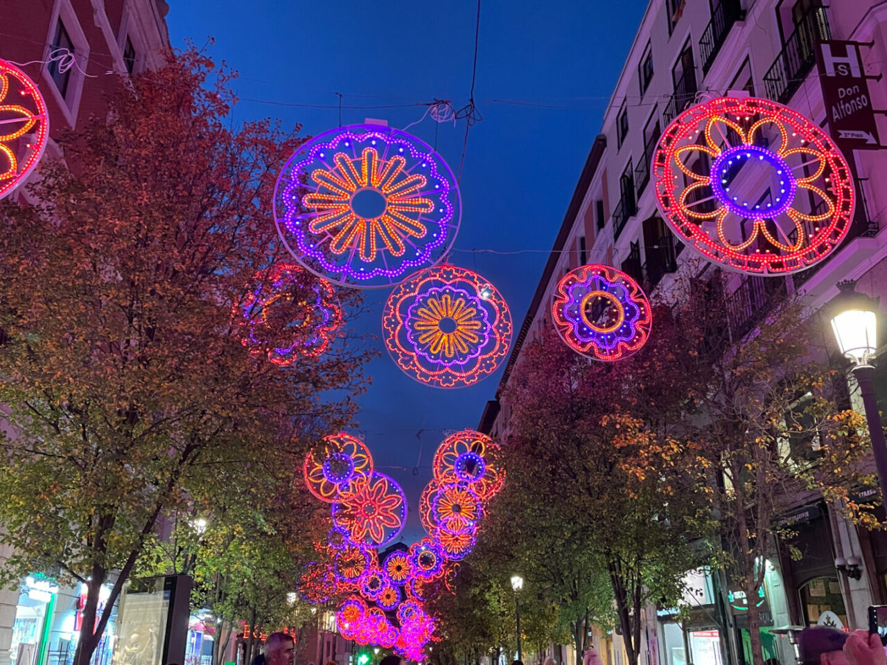 madrid a noel en famille