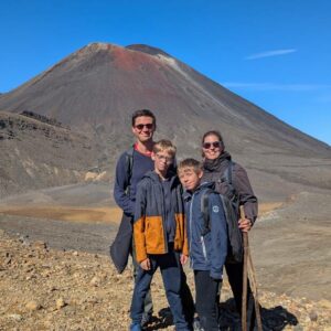 Tongariro avec les enfants Ascension du Tongariro en famille