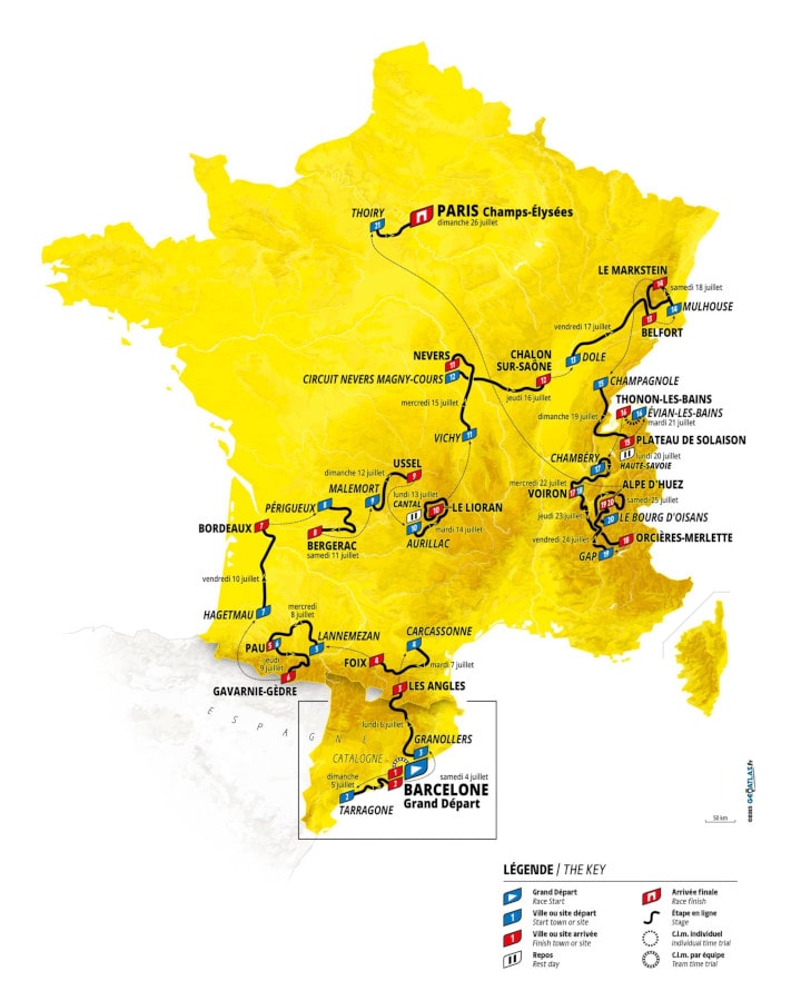 en vacances sur les routes du tour de france 2026