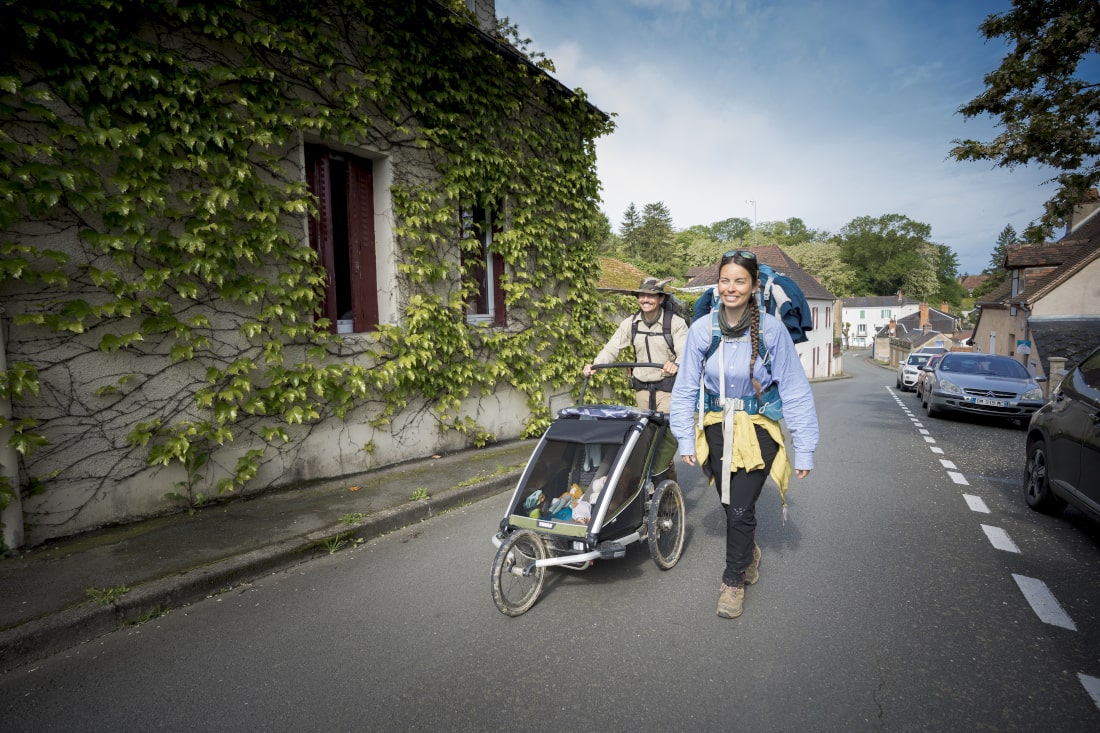 Itinérance à pied avec un bébé