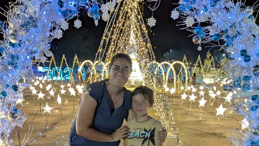 fêter noël à distance