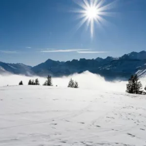 station de ski familiale dans les Alpes