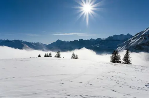 station de ski familiale dans les Alpes