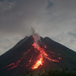 nuit blanche au merapi