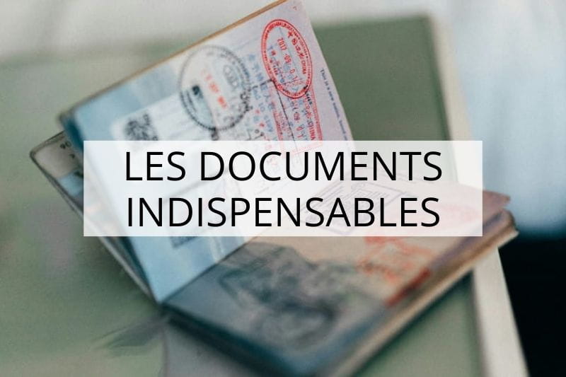 Préparer un long voyage - documents indispensables
