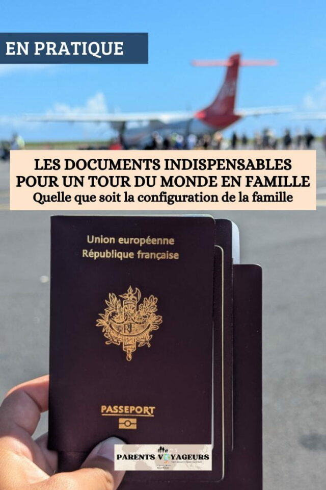 documents indispensables pour un tour du monde