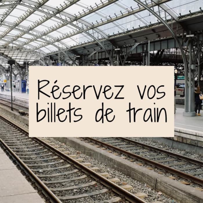 réservez vos billets de train, voyager en famille