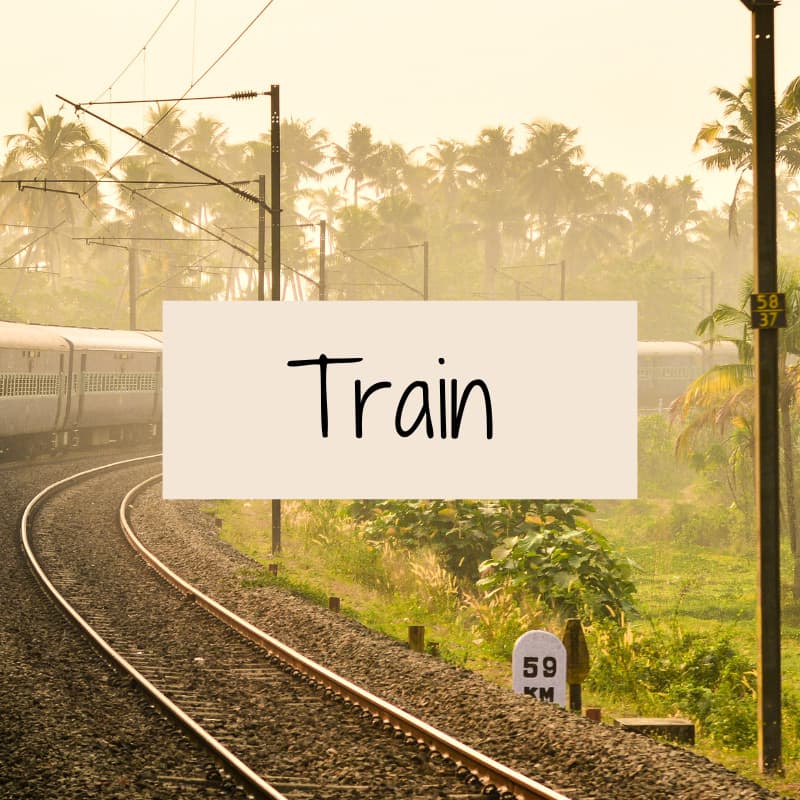 voyager en famille, voyager en train