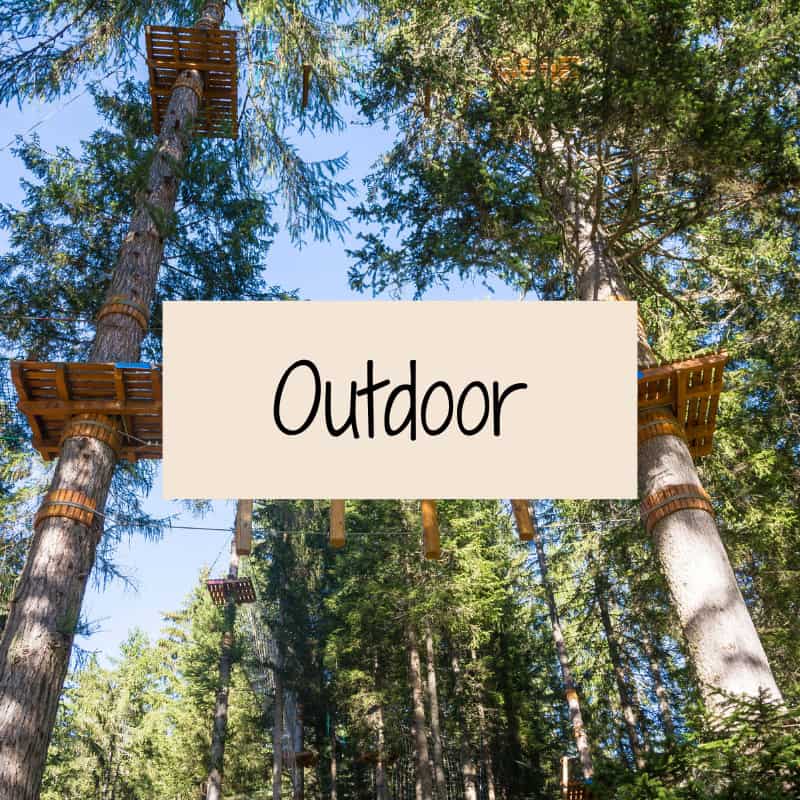 voyager en famille, activités outdoor