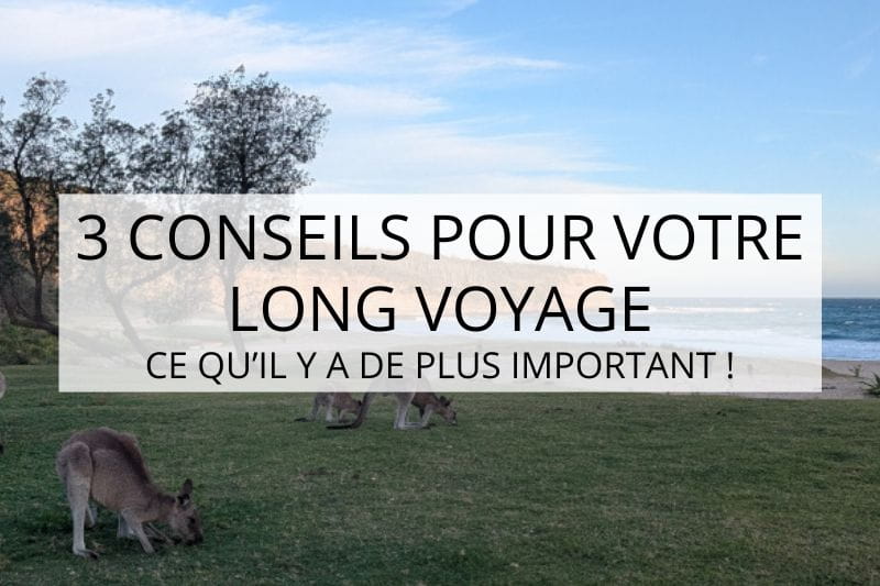 préparer un long voyage