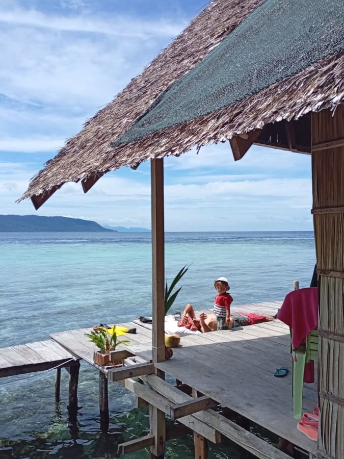 raja ampat avec bébé