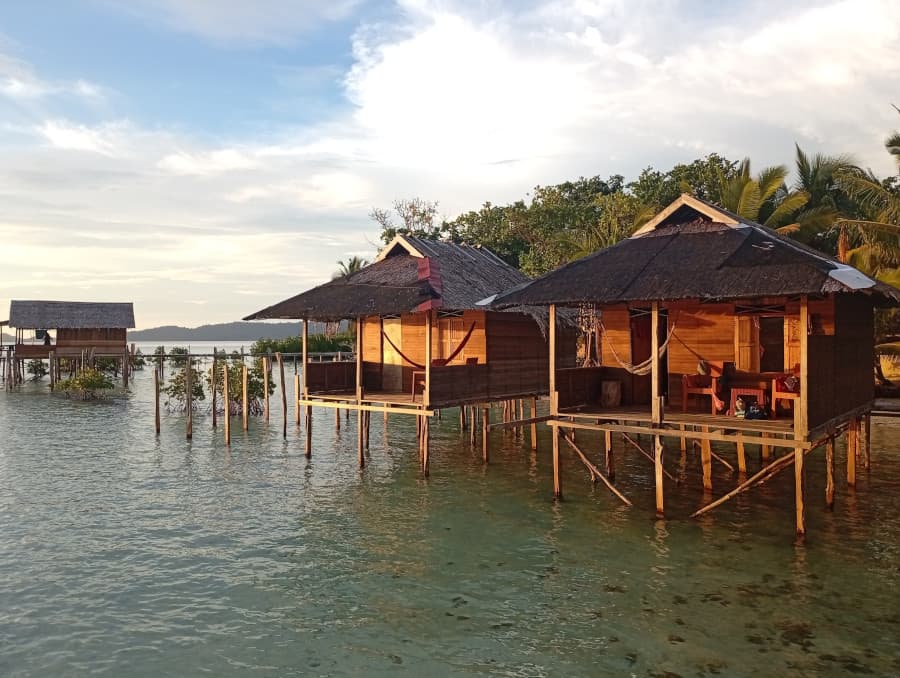 raja ampat avec bébé