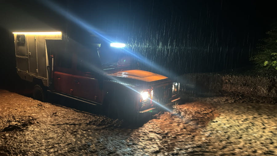 crue soudaine en bolivie, voyage en amérique du sud en 4x4