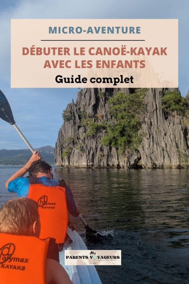 débuter le canoë-kayak avec les enfants