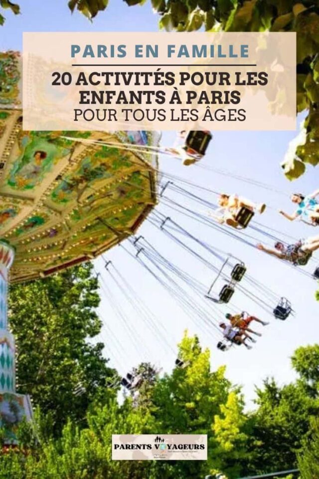 activités enfants à Paris