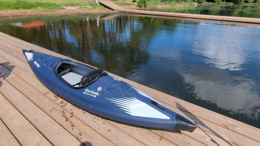 mon avis sur le kayak gonflable Edge Pro 1 de Razor Kayaks