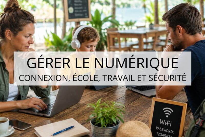 vie nomade en famille, préparer un long voyage en famille