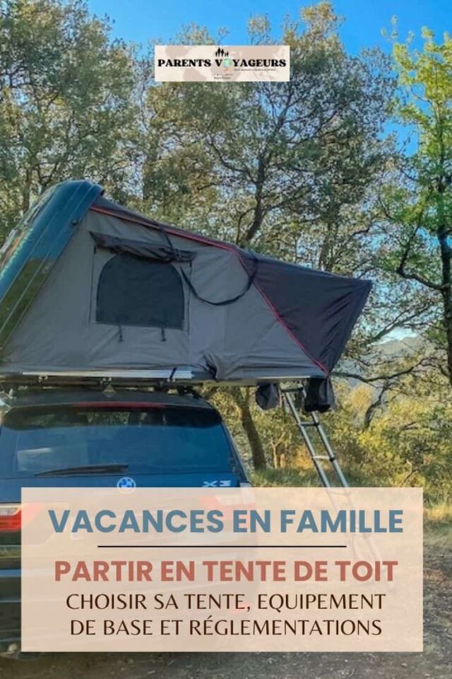 vacances en tente de toit