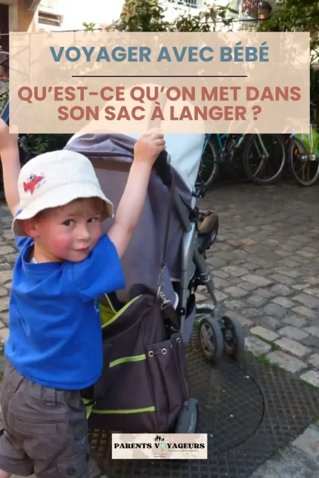 week-end avec bébé, sac à langer parfait