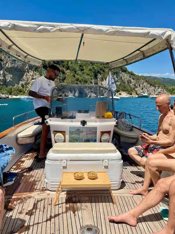excursion bateau cilento