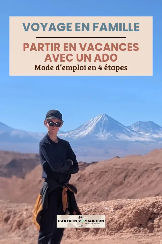 partir en vacances avec un ado