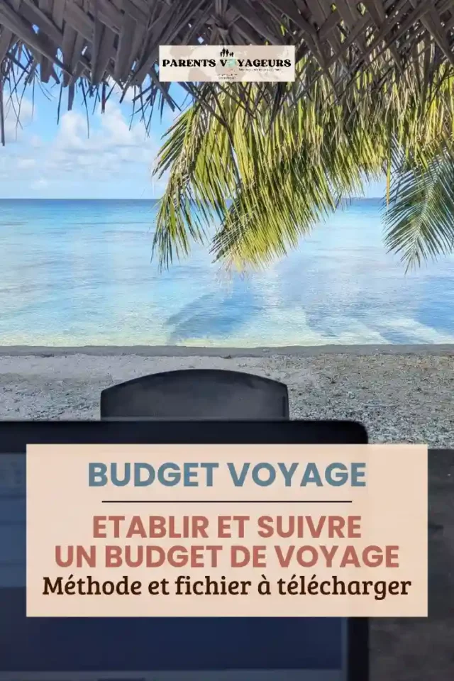 établir et suivre un budget de voyage